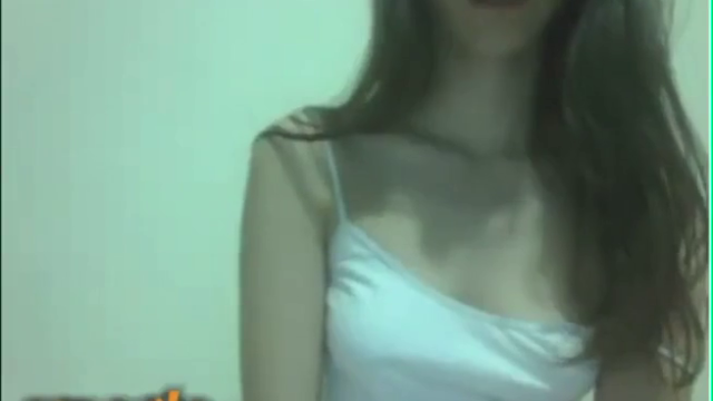 Hot Skinny teen rubs her pussy on Omegle and flashes her great white boobs