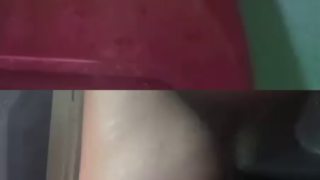 Teen flashes for guy jerking off inside the car on ometv